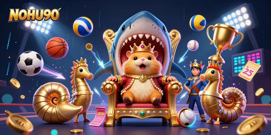 Engage with NOHU90 through an adventurous royalty-themed sports betting fantasy.